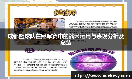 成都篮球队在冠军赛中的战术运用与表现分析及总结